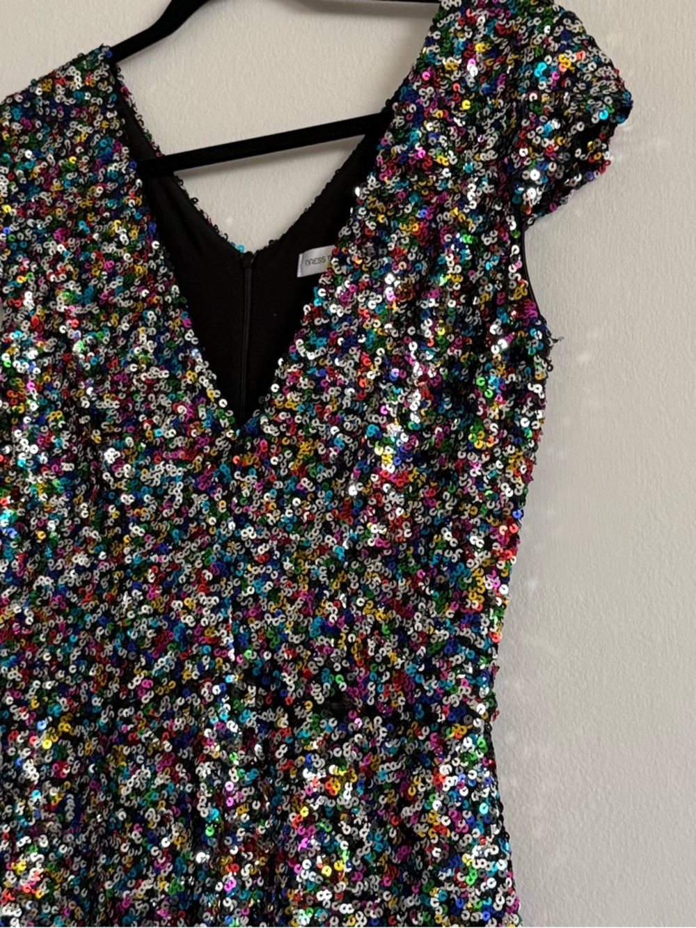 Dress the Population Zoe Multicolor Confetti Sequin Mini Dress - Picture 8 of 13